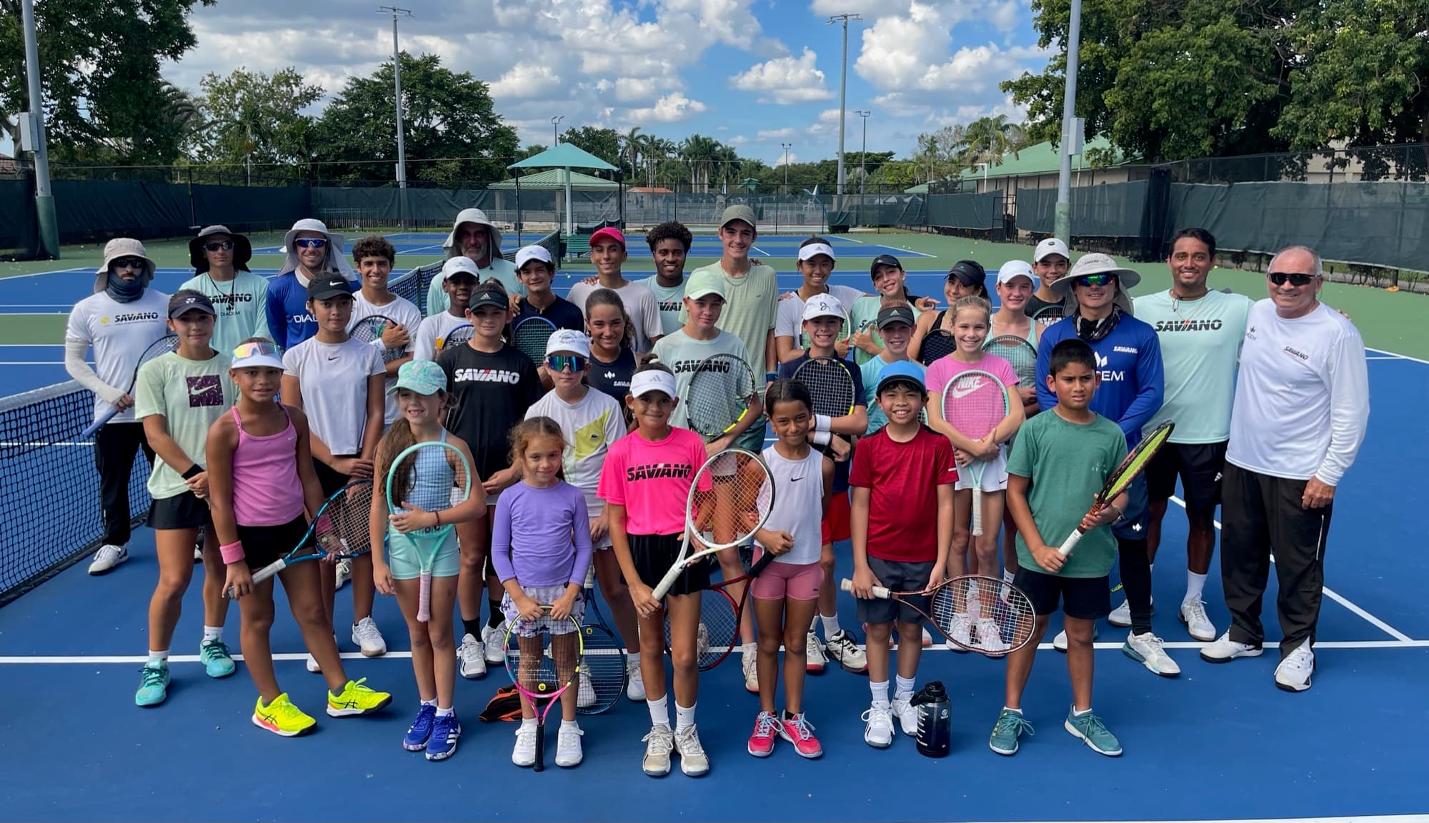 The Saviano High Performance Tennis academy in Davie, Florida