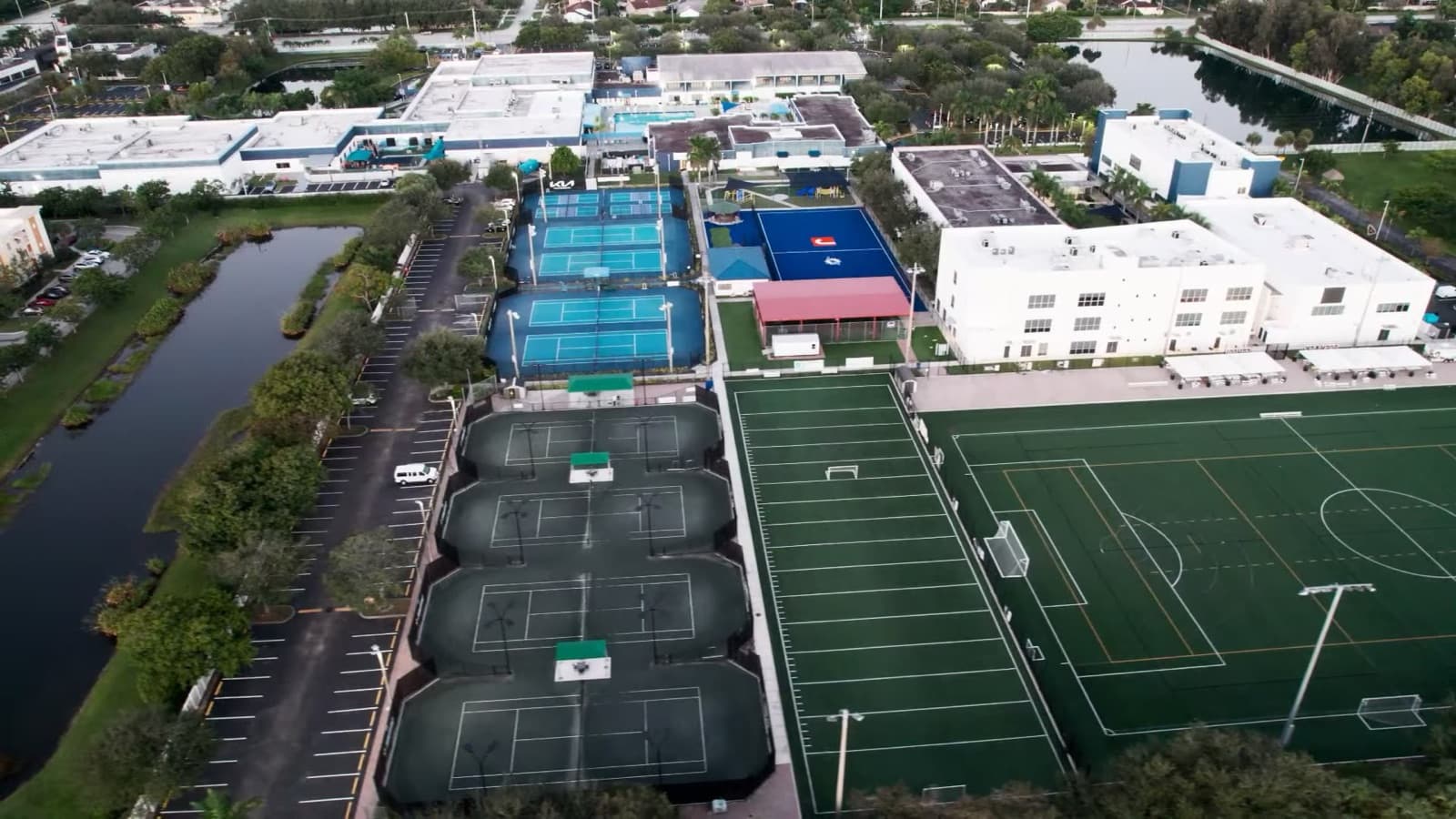 The academy grounds in Davie, Florida